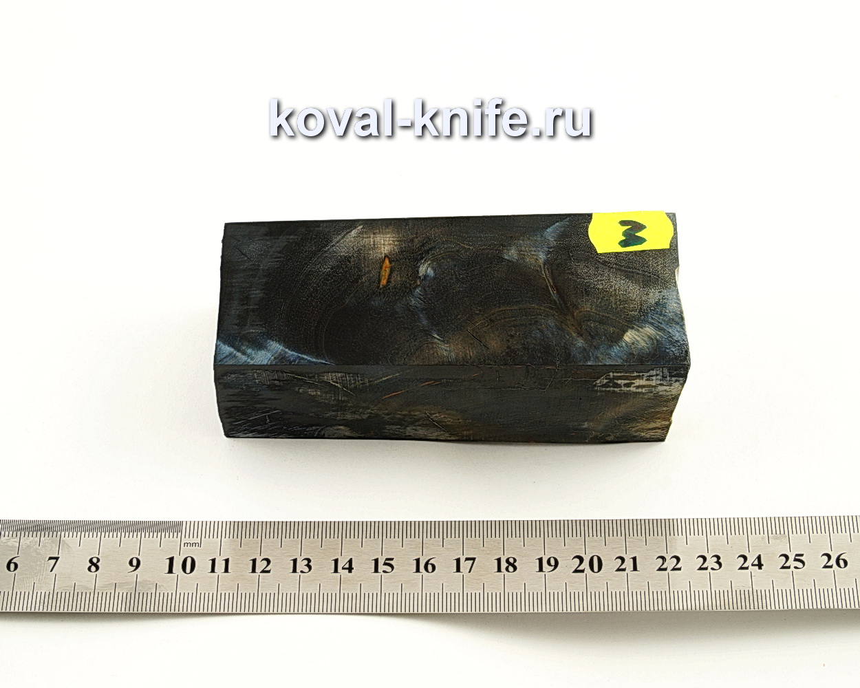 Stabilized wood block for knife N3