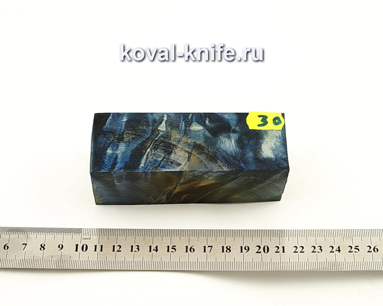 Stabilized wood block for knife N30