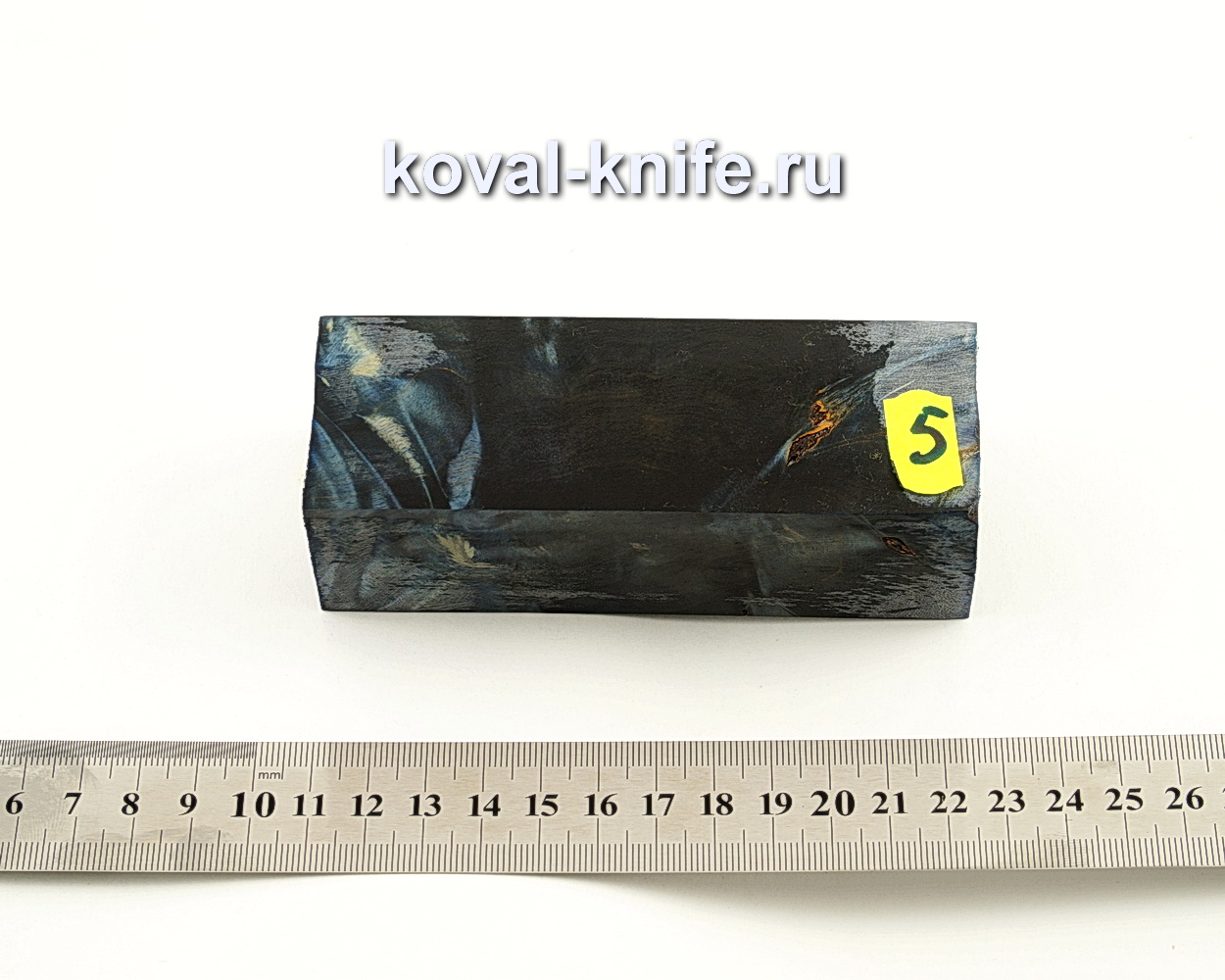 Stabilized wood block for knife N5