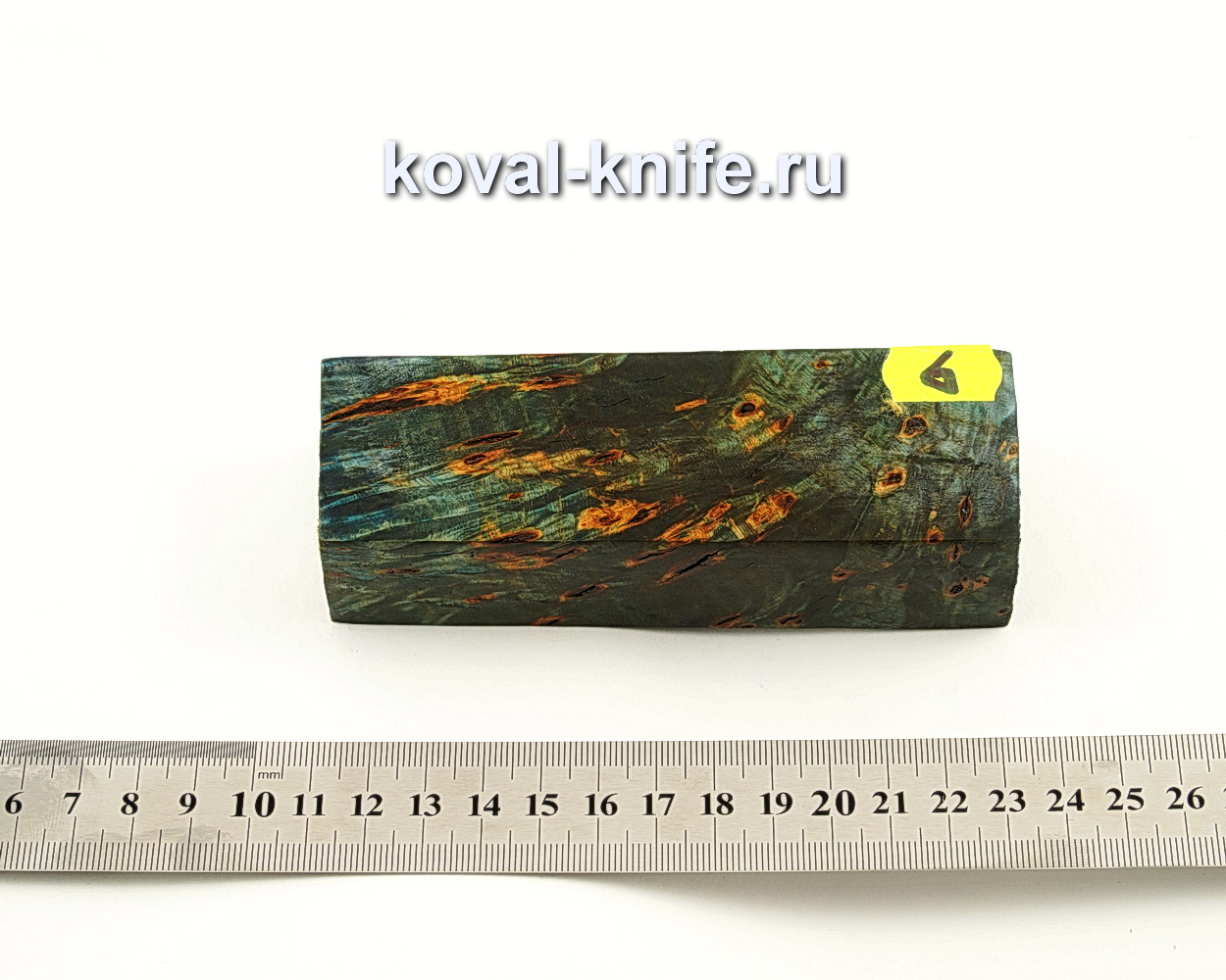 Stabilized wood block for knife N6