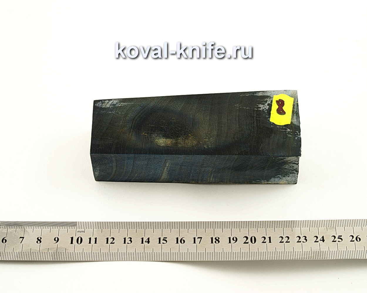 Stabilized wood block for knife N8