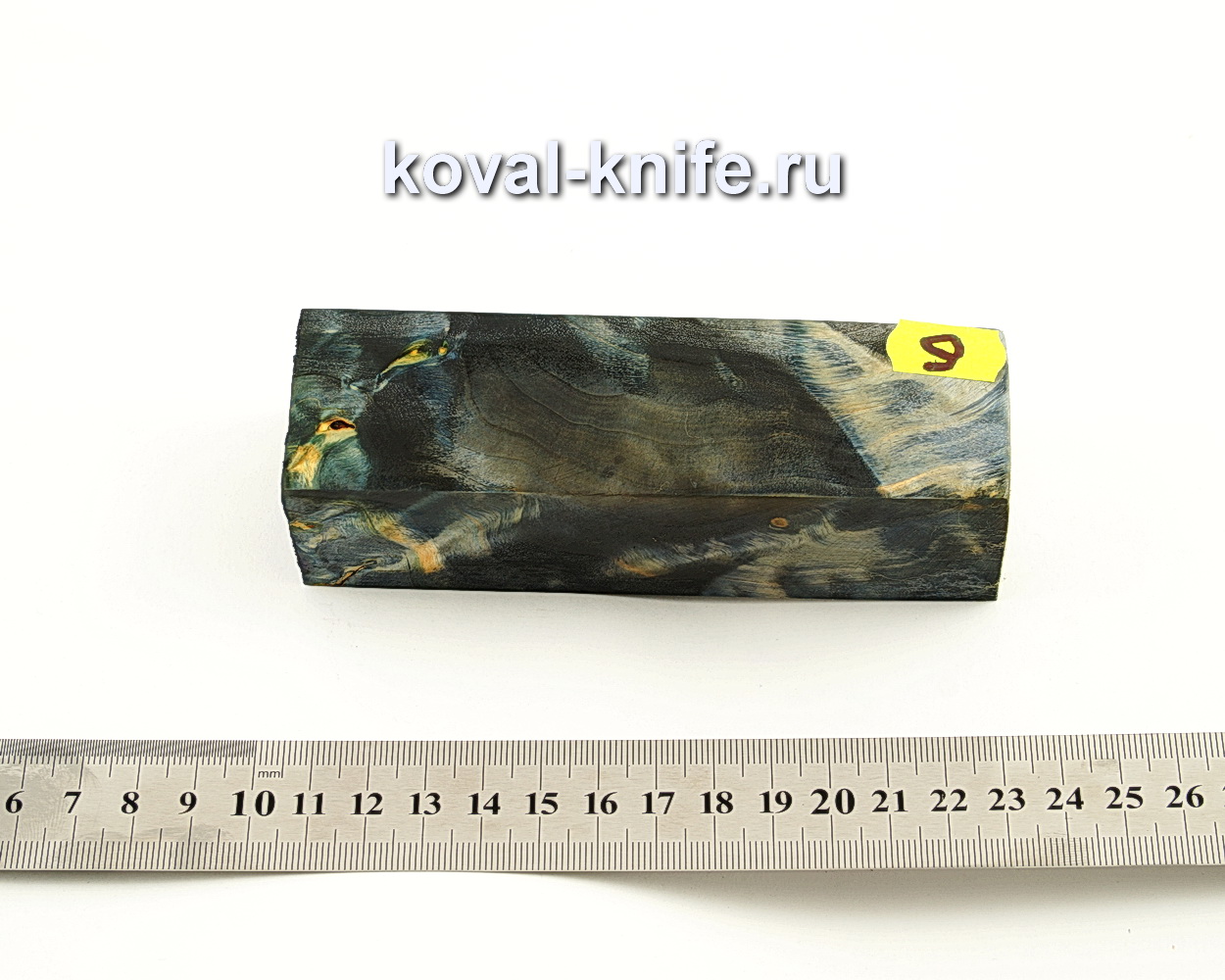 Stabilized wood block for knife N9