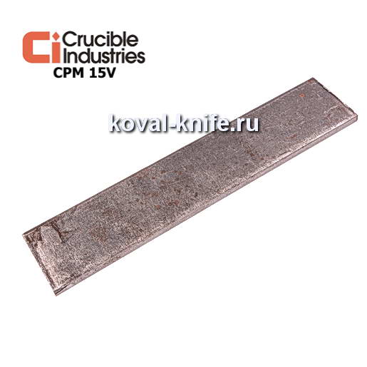 Preparation for a knife from powder steel CPM 15V sizes: 300kh30kh4mm.