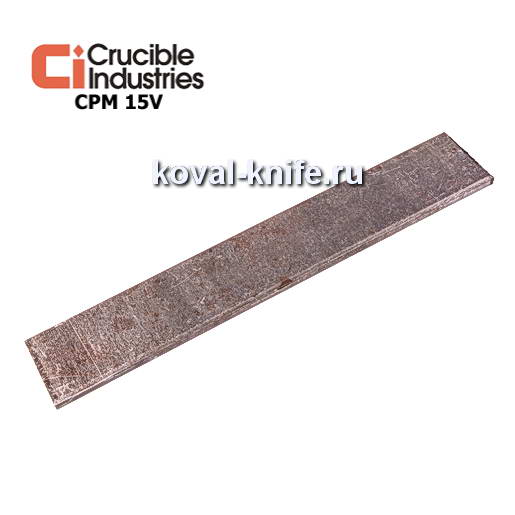 Preparation for a knife from powder steel CPM 15V sizes: 250kh40kh4mm.