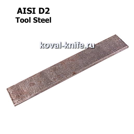 Preparation for a knife from D2 sheet steel sizes: 250kh30kh4mm.