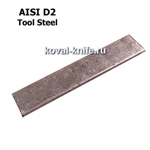 Preparation for a knife from D2 sheet steel sizes: 300kh30kh4mm.