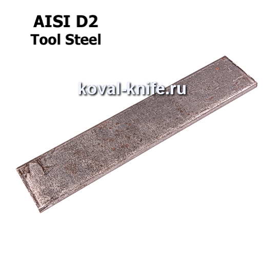 Preparation for a knife from D2 sheet steel sizes: 350kh35kh4mm.