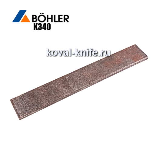 Preparation for a knife from Bohler K340 sheet steel sizes: 250kh35kh4mm.