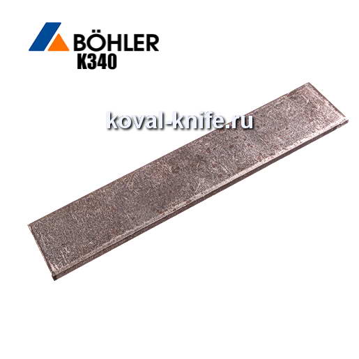 Preparation for a knife from Bohler K340 sheet steel sizes: 250kh40kh4mm.