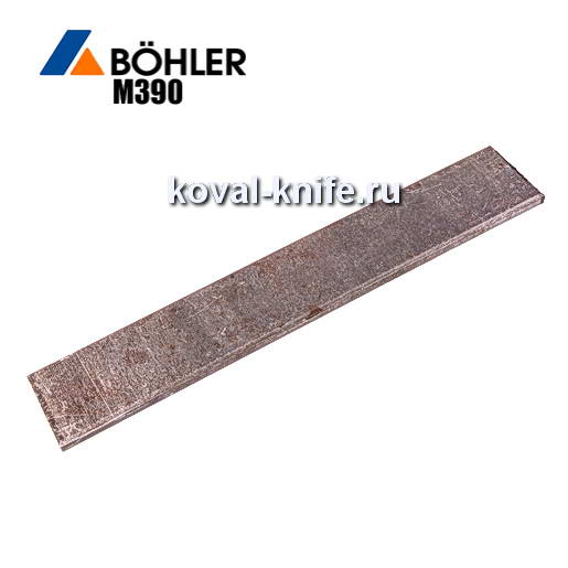 Powder steel billet: M390 200x40x2.3mm.