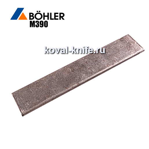 Preparation for a knife from powder Bohler M390 steel sizes: 200kh35kh3.6mm.