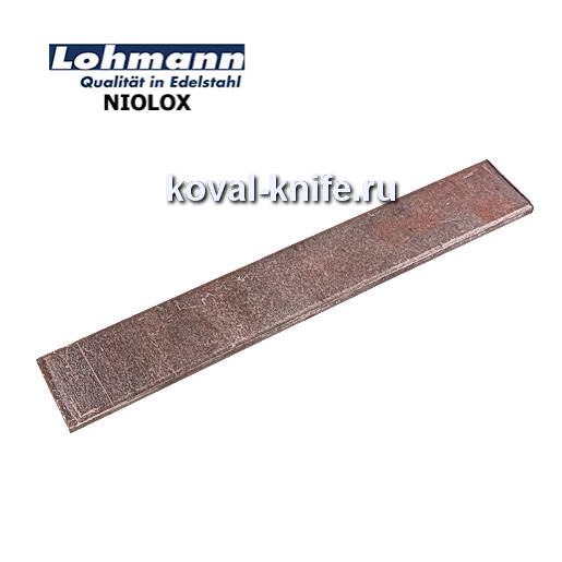 Preparation for a knife from NIOLOX sheet steel sizes: 300kh35kh4mm.