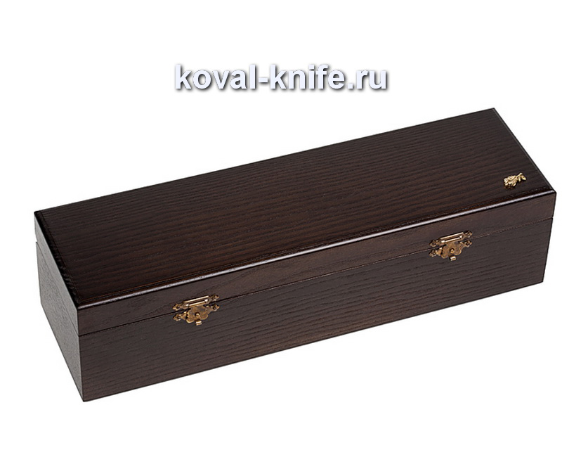 Double Bottom Oak Knife Box