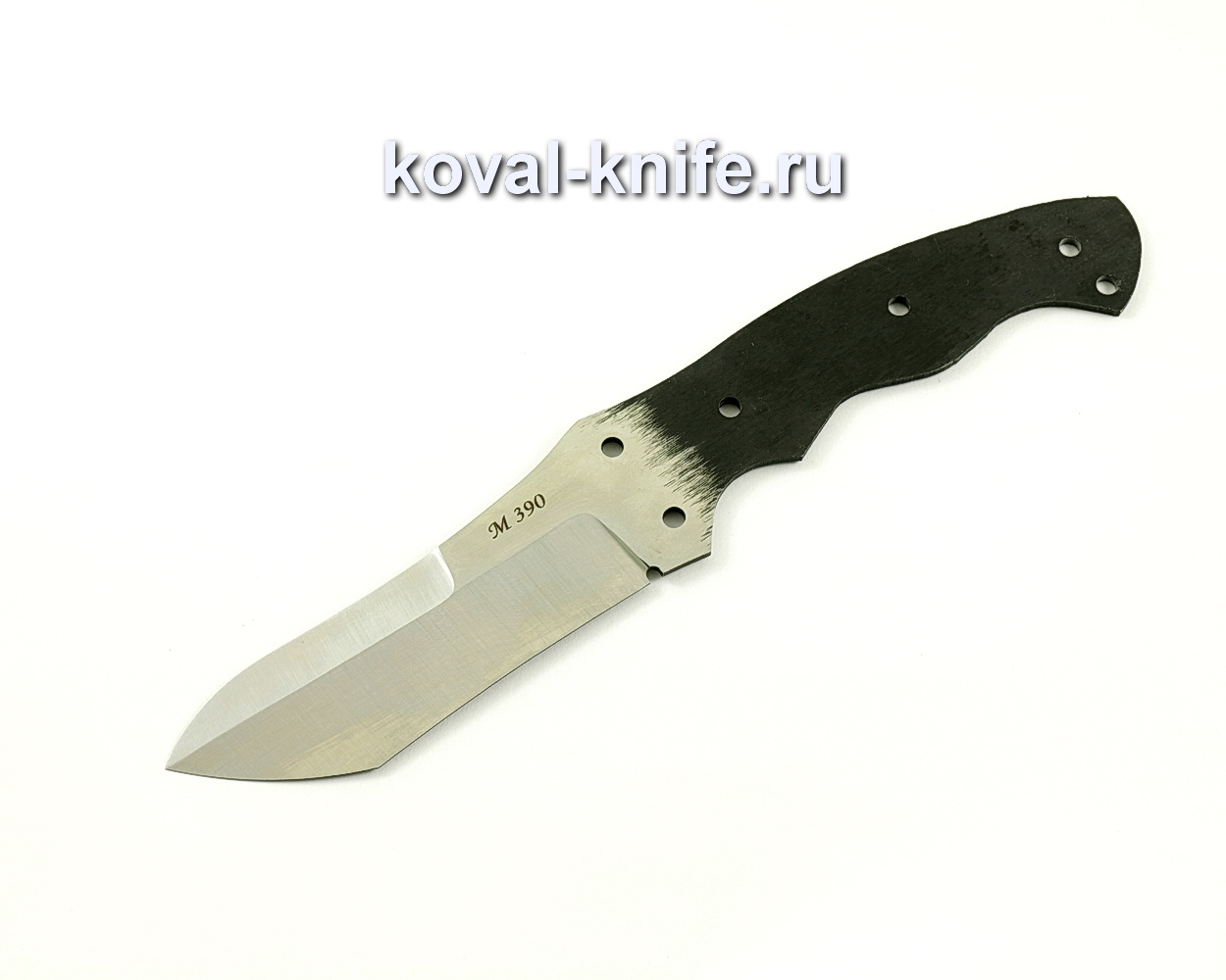 All-metal blade for a knife from powder steel M390 TsM1