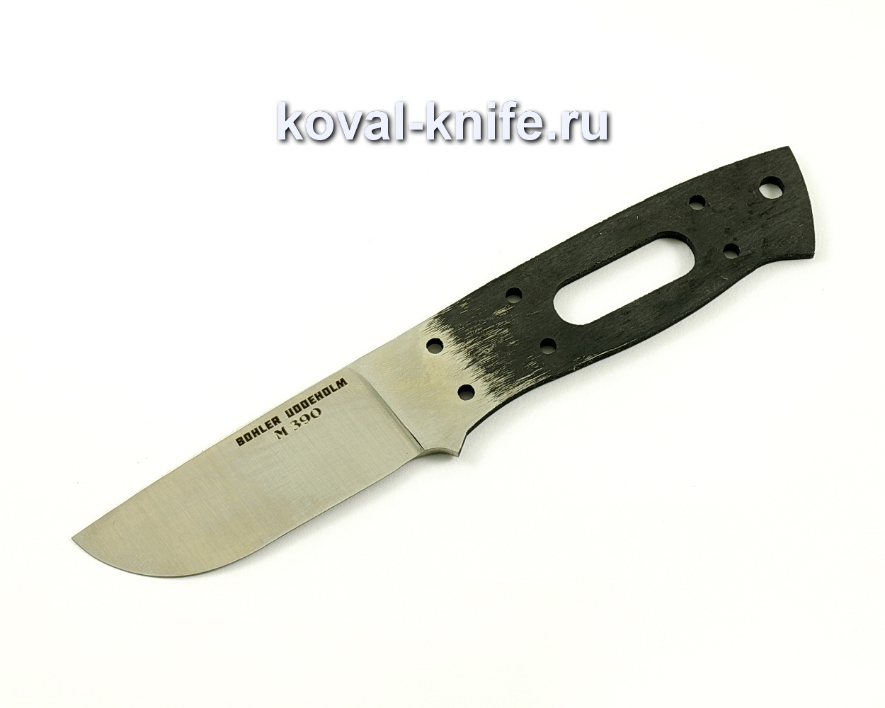 All-metal blade for a knife from powder steel M390 Squirrel