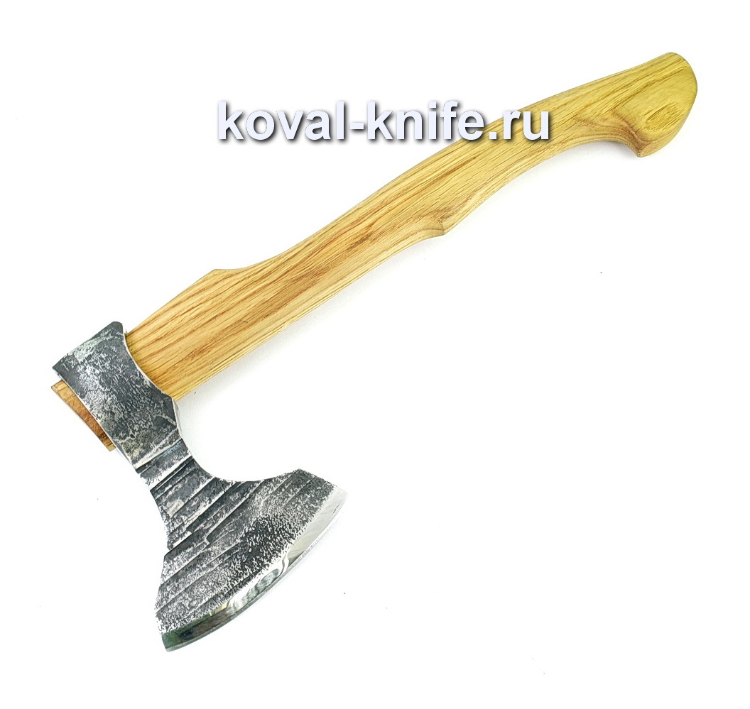 Hand ax forged from steel 9hs (handle nut) A434