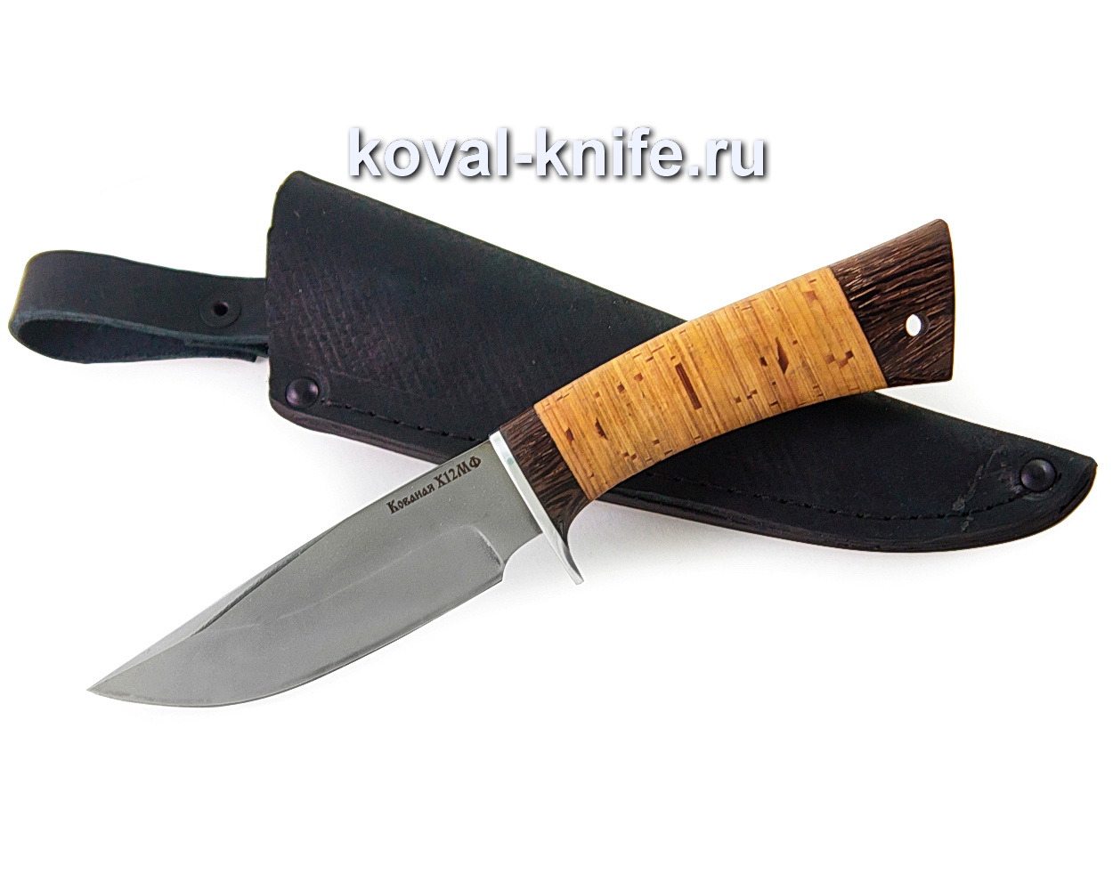 Knife Nor of steel h12mf (bark handle) A357